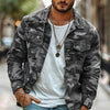 Männers camouflage canvas retro reversjacke - stylische oberbekleidung für den alltag