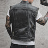 Denimweste für männer - moderne ärmellose jacke