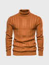 Gestrickter rollkragenpullover - eleganter herren stricktop