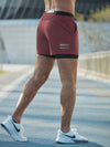 Männers 2-in-1 laufshorts mit handy-tasche - leichte, schnell trocknende sportshorts für einen aktiven lebensstil