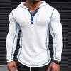 Männer waffle strick hoodie - leichte, lässige langarm-pullover für den täglichen chill