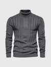Gestrickter rollkragenpullover - eleganter herren stricktop