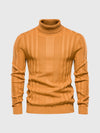 Gestrickter rollkragenpullover - eleganter herren stricktop