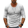 Männer langarm-shirt - klassisches rundhals oberteil für jeden tag - feines material, stylische passform für alle saisons