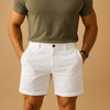 Männershorts aus leichtem baumwollmix - lockere passform für den sommer