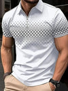 Reissverschluss polo-shirt - männer atmungsaktive freizeitsmode