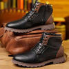 Männerschue aus leder - robuste stiefel mit reissverschluss für lässige anlässe - stylihs und alltagsgerecht