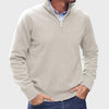 Halb-zip cashmere pullover - raffinierte herren strickware