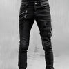 Männerslim jeans mit auffälligen details – lässige denim-hosen für deinen alltagslook