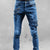 Männerslim jeans mit auffälligen details – lässige denim-hosen für deinen alltagslook