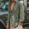 Männershirt aus leinen - lässiger strand-look