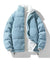 Männer winterjacke wendbare, schicke, gepolsterte jacke - stylisches layering für kalte tage