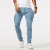 Slim fit cargo-hosen - moderne freizeit-hosen für männer