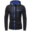 Männliche zip-hoodie für den lässigen alltag - strapazierfähige & stylische schichtbekleidung