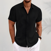 Herren kurzärmliges hemd - leichtes, luftiges sommer-style für smarte anlässe