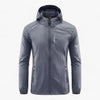 Männers leichter outdoor-jacke mit uv-schutz und schnelltrocknendem material - fürs wandern und outdoor-aktivitäten
