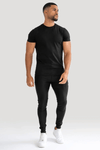 Männer muskel-fit t-shirt - weicher stretchstoff, massgeschneiderter schnitt für den alltag