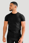 Männer muskel-fit t-shirt - weicher stretchstoff, massgeschneiderter schnitt für den alltag