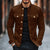 Männerschicker knopfjacke mit elegantem reversdesign - premiumstoff für abendmode