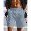 Männer leinen shorts – stilvolle freizeitstrandkleidung für outdoor-aktivitäten