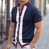 Strick-polohemd für den sommer - moderne casualwear für männer mit einem besonderen touch