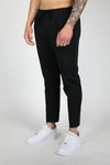 Männerslim fit sweatpants in schwarz – vielseitige, lässige freizeitbekleidung