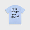Marlon - männer retro 'geld für porsche' baumwoll-t-shirt