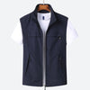 Männers zip gilet - leichtes vest für lässige outfits und outdoor-abenteuer
