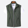 Männers zip gilet - leichtes vest für lässige outfits und outdoor-abenteuer