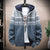 Männer strick winterjacke - trendiger zip-hoodie für wärme