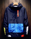 Wasserdichte kapuzenjacke - zeitgemässe outdoorjacke für männer
