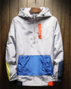 Wasserdichte kapuzenjacke - zeitgemässe outdoorjacke für männer