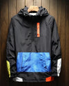 Wasserdichte kapuzenjacke - zeitgemässe outdoorjacke für männer
