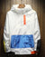 Wasserdichte kapuzenjacke - zeitgemässe outdoorjacke für männer