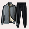 2-teiliger männer trainingsanzug - moderner zip-jacke und hose für lässige anlässe - stilvolle gemütlichkeit für den alltag