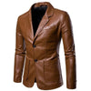 Männer lederblazer - massgeschneiderte jacke für den abend, hochwertige qualität, stilvolles design
