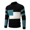 Herren pullover mit hohem kragen - vielseitige freizeitkleidung
