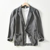 Männer leinen blazer - vielseitige smarte jacke für den alltag