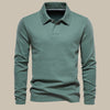 Männer langarm polo-shirt – zeitlos und vielseitig für deine garderobe