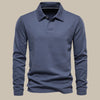 Männer langarm polo-shirt – zeitlos und vielseitig für deine garderobe
