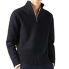 Herren strick-zipneck-pullover - raffinierte freizeitmode für den alltag