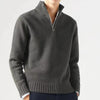 Herren strick-zipneck-pullover - raffinierte freizeitmode für den alltag