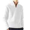 Herren strick-zipneck-pullover - raffinierte freizeitmode für den alltag