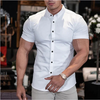 Maßgeschneiderte kurzarmhemd - elegantes, figurbetontes herrenhemd