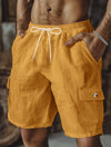 Männdli gelb chino shorts - funktionell und stylisch für abenteuer im freien