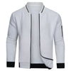 Männers strick zip-up cardigan - vielseitige freizeitoberbekleidung