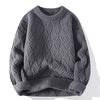 Strickpullover für männer - vintage stil mit strukturiertem design