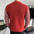 Männer pullover mit roten streifen - vielseitiger stil für alltag und büro