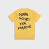 Marlon - männer retro 'geld für porsche' baumwoll-t-shirt